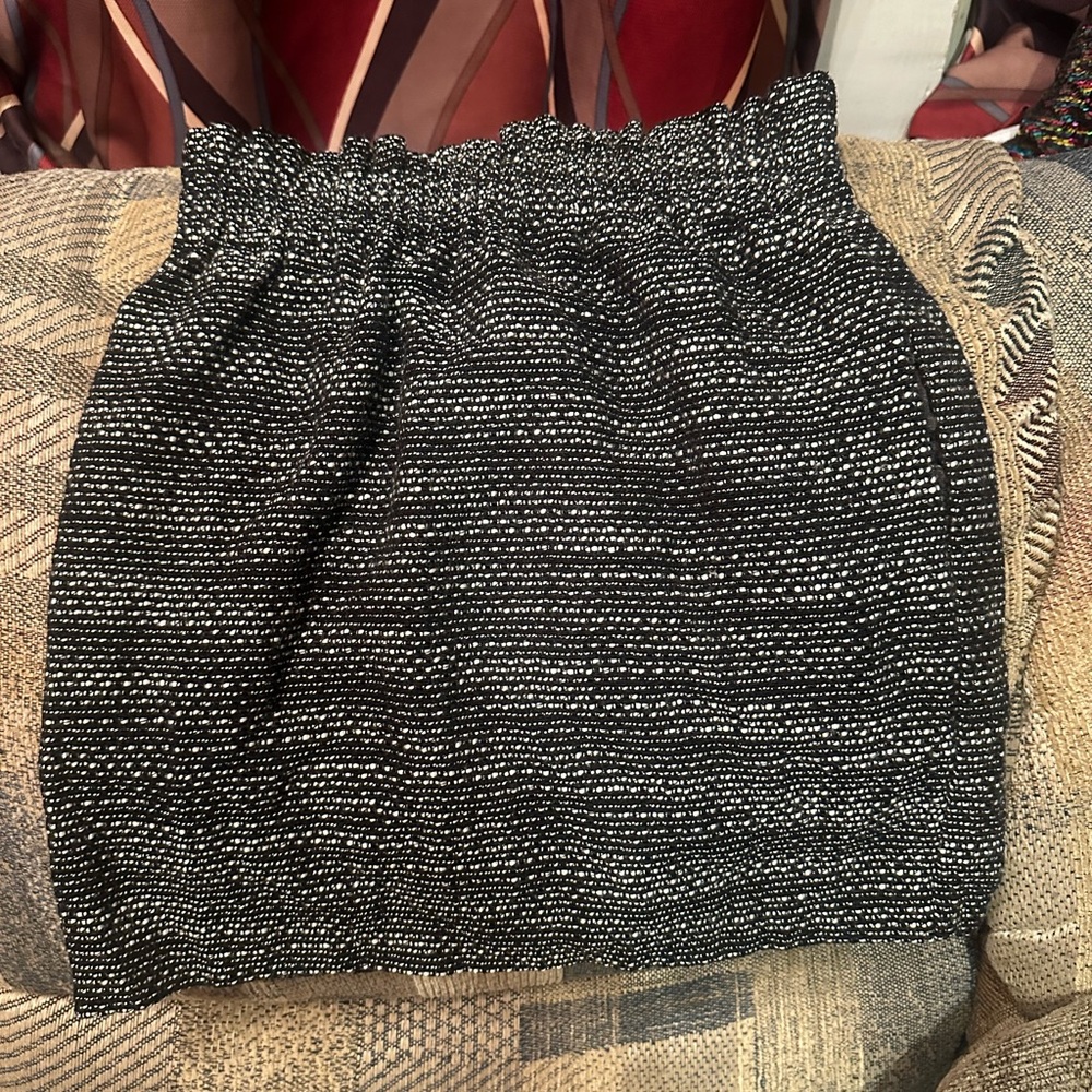 Black and white skirt